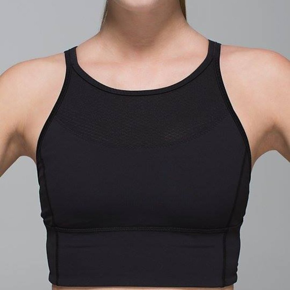 Lululemon clip-in long line bra size 10